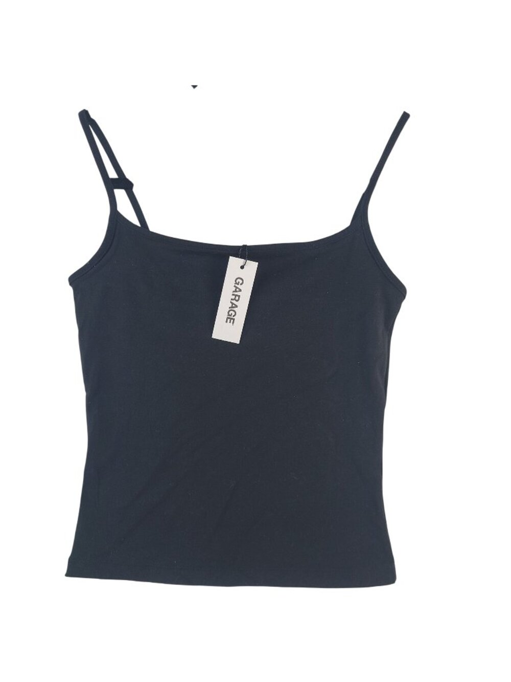 NEW Garage Sleek Scoop Cami Top Jet Black Sz Medium